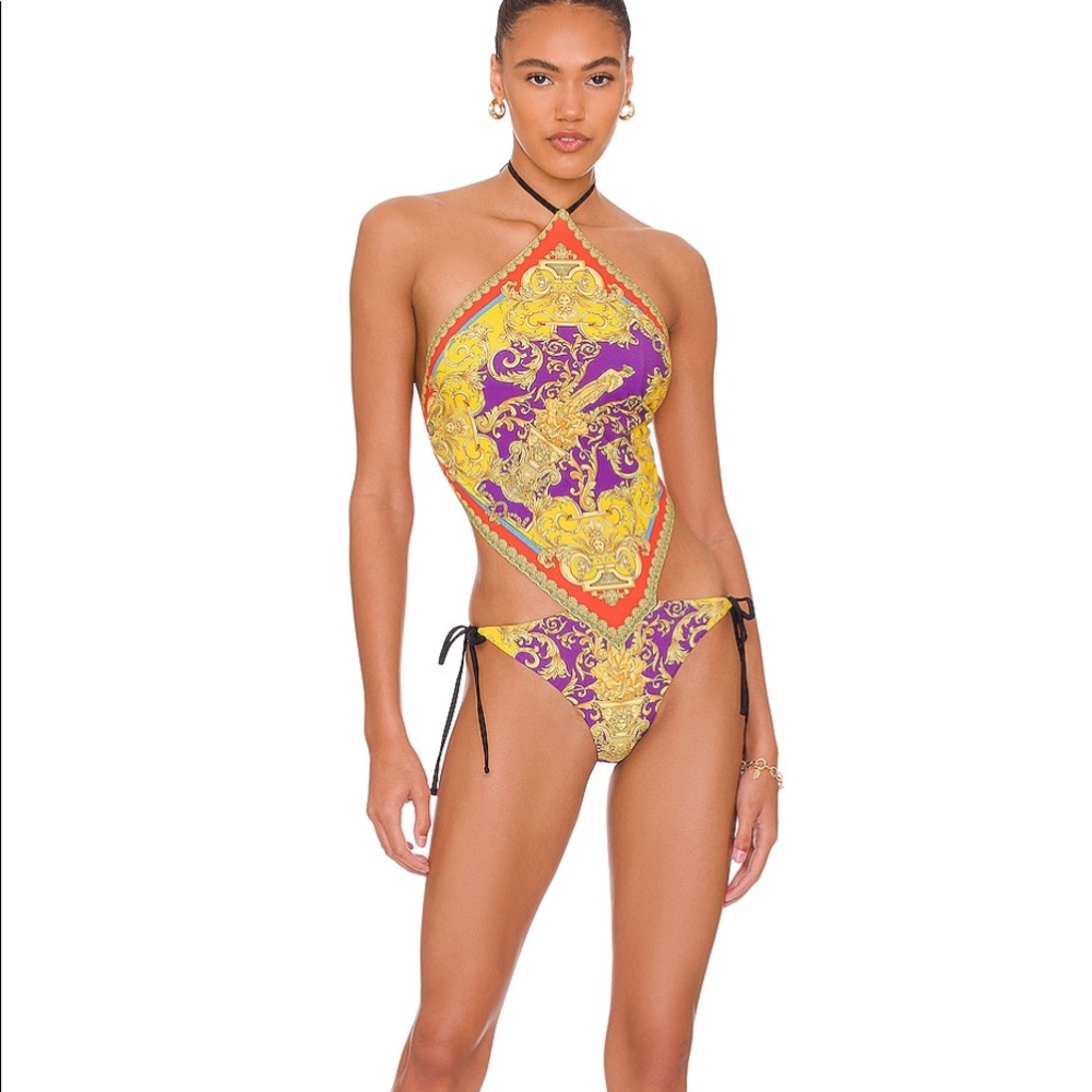 Barocco Goddess one piece swimsuit Versace